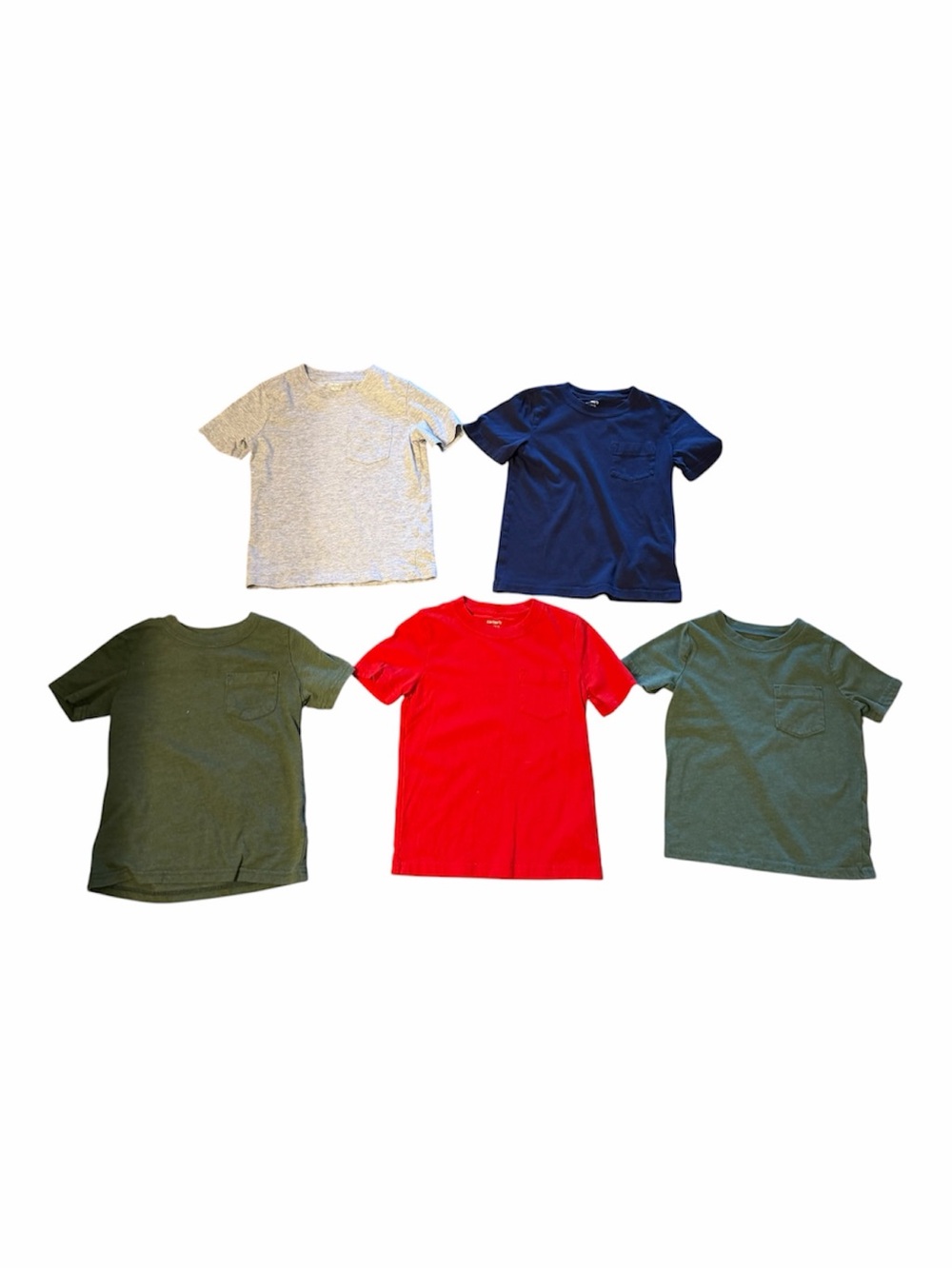 Bundle of 5 Carter’s pocket tees in 4T